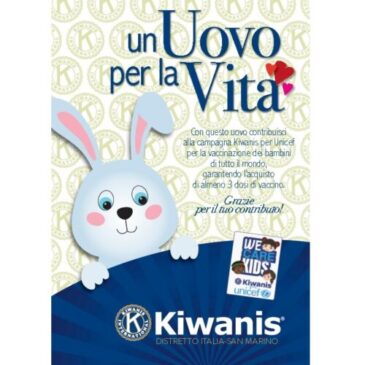 KC Assisi Pax et Libertas – Donazione di uova del Kiwanis alle scuole del territorio