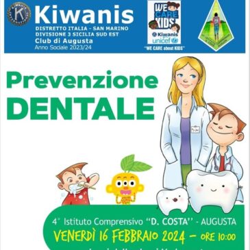 KC Augusta – Incontro per la prevenzione dentale con gli alunni di una scuola primaria