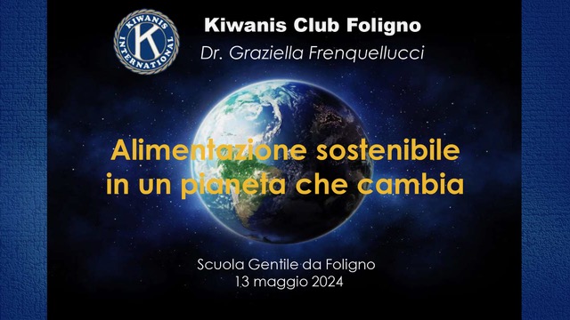 KC Foligno – Incontro formativo in una scuola primaria su “Alimentazione sostenibile in un Pianeta che cambia”.