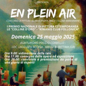 KC Follonica – Primo Concorso Nazionale di Pittura Estemporanea “Le Colline d’oro”