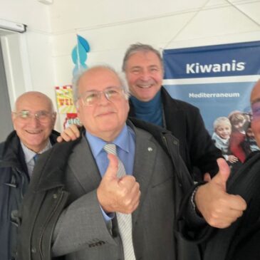 KC Mediterraneum – Anniversario del Kiwanis nelle scuole con i Builders Club e i Key Club