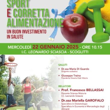 KC Vittoria – Sport e corretta alimentazione in istituto comprensivo