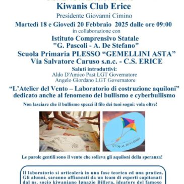 KC Erice – “Atelier degli aquiloni” contro il bullismo