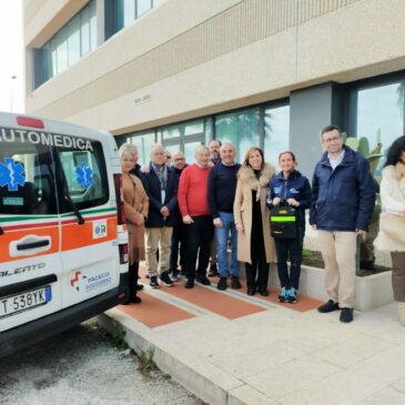 KC Erice – Dono di un defibrillatore all’Associazione Paceco Soccorso